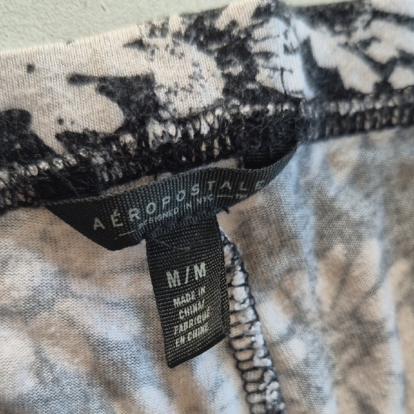 Black And White Floral Soft Pants - Picture 2 of 5